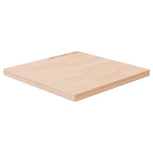 Tafelblad vierkant 40x40x2,5 cm onbehandeld massief eikenhout