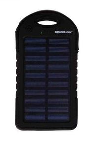 Soundlogic Solar Powerbank - 5000mAh met Zonnepaneel Zwart