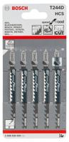 Bosch Accessoires 5x Speed voor hout decoupeerzaagblad T244D - 2608630058