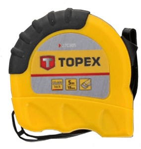 topex rolmaat 3 m shiftlock nylon gecoat 16 mm band 27c303