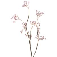 Kunstbloemen Gipskruid/Gypsophila takken roze 66 cm - thumbnail