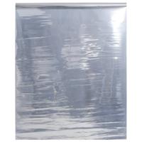 VidaXL Zonnefolie statisch reflecterend 45x500 cm pvc zilverkleurig