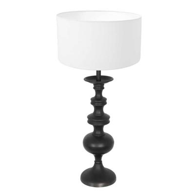 Steinhauer Klassieke schemerlampLyons C met witte chintz kap - 3482ZW
