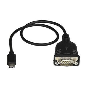 StarTech.com ICUSB232PROC USB C DB-9 Zwart kabeladapter/verloopstukje