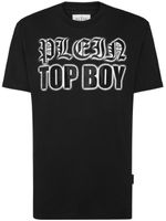 Philipp Plein t-shirt en coton à ornements en cristal - Noir - thumbnail