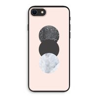 Marmeren cirkels: iPhone SE 2020 Biologisch afbreekbaar hoesje