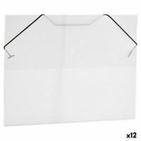 Map Zwart Transparant A4 (26 x 1 x 35,5 cm) (12 Stuks) - thumbnail