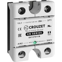 Crouzet Halfgeleiderrelais 84137011N 25 A Schakelspanning (max.): 280 V/AC Schakelend bij overbelasting 1 stuk(s)