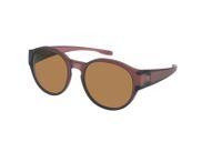FitOfar overzetzonnebril rood unisex met bruine lens VZ0039M3 - thumbnail