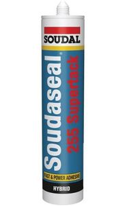 Soudal Soudaseal 255 Supertack | Zwart | 290 ml - 158652