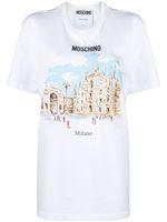 Moschino t-shirt à imprimé graphique - Blanc - thumbnail