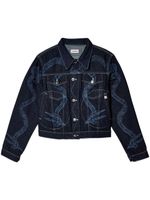 Charles Jeffrey Loverboy veste Art Denim en jean - Bleu