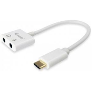 Equip 133460 audio kabel 2 x 3.5mm USB Wit