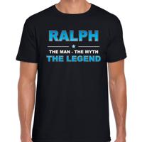 Ralph Voornaam cadeau - The man, The myth the legend - zwart - voor heren - verjaardag