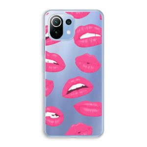 Bite my lip: Xiaomi Mi 11 Lite Transparant Hoesje