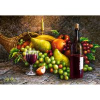 Castorland legpuzzel fruit en wijn karton 1000 stukjes - thumbnail