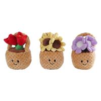 Take Me Home knuffel plant pluche - bloemenmand, 18cm