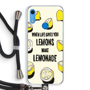 Lemonade: Huawei Y6s Transparant Hoesje met koord