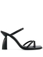 Nodaleto Angel A leather mules - Noir