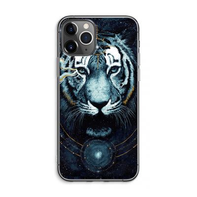 Darkness Tiger: iPhone 11 Pro Max Transparant Hoesje