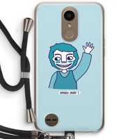 Zwaai: LG K10 (2017) Transparant Hoesje met koord