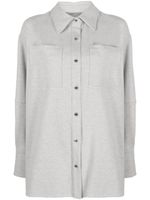 Moorer chemise à boutons pression - Gris