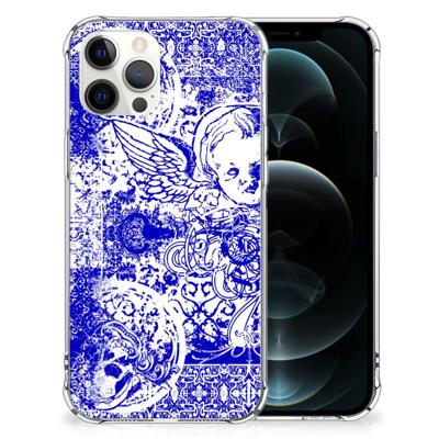 Extreme Case iPhone 12 Pro Max Angel Skull Blauw Extreme Case iPhone 12 Pro Max Angel Skull Blauw