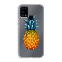 Grote ananas: Samsung Galaxy M31 Transparant Hoesje