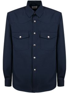 Bally chemise d'inspiration western - Bleu