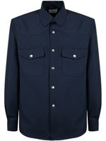 Bally chemise d'inspiration western - Bleu