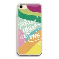 Don't call: iPhone 7 Transparant Hoesje