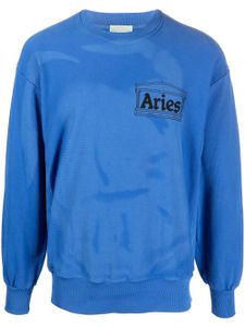 Aries sweat à logo imprimé - Bleu