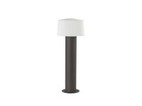 Sokkellamp Muffin donkergrijs met witte kap 74434-74429 Spaans Design Faro
