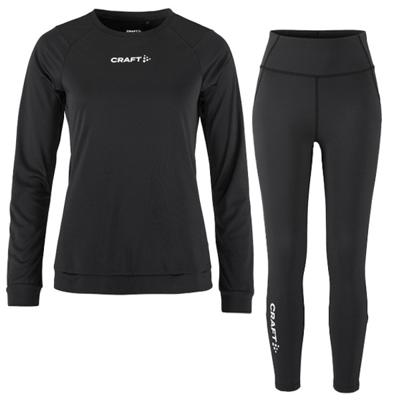 Craft Longsleeve Legging Zip Set Dames