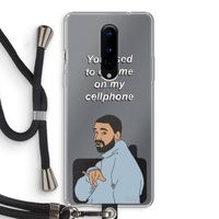 Hotline bling: OnePlus 8 Transparant Hoesje met koord