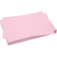 Creativ Company Karton, vel 50x70 cm, 270 gr, lichtroze, 10 vel/ 1 doos