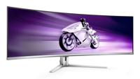 Philips Evnia 8000 49M2C8900L/00 computer monitor 124,2 cm (48.9") 5120 x 1440 Pixels Dual QHD QDOLED Wit - thumbnail