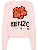 Kenzo pull Boke Flower en maille intarsia - Rose