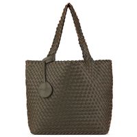 Ilse Jacobsen Bag 08 army gun metal Groen maat 1 Ilse Jacobsen Bag 08 army gun metal Groen maat 1