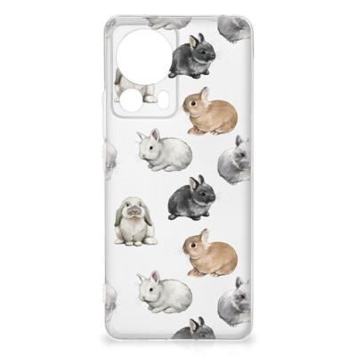 TPU Hoesje voor Xiaomi 13 Lite Konijntjes TPU Hoesje voor Xiaomi 13 Lite Konijntjes
