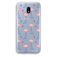 Anything Flamingoes: Samsung Galaxy J3 (2017) Transparant Hoesje