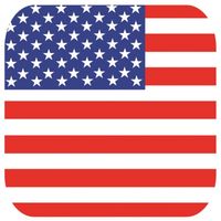 Glas viltjes met Verenigde Staten vlag 15 st - thumbnail