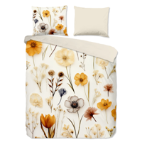 Dekbedovertrek Katoen Lara Bloemen 200x200 Cm Good Morning - Dekbed-Discounter.nl