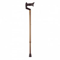 Wandelstok aluminium brons