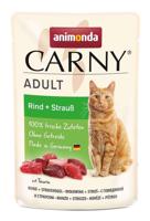 ANIMONDA Carny Adult Beef and ostrich - nat kattenvoer - 85g