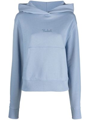 Woolrich hoodie à logo brodé - Bleu