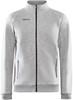 Craft 1910621 Core Soul Full Zip Jacket Men - Grey Melange - 4XL