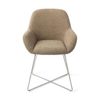 Jesper Home Kushi eetkamerstoel Moss Meadow cross steel