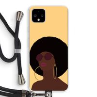 Golden hour: Pixel 4 XL Transparant Hoesje met koord