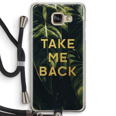 Take me back: Samsung Galaxy A5 (2016) Transparant Hoesje met koord